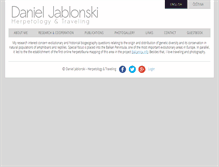Tablet Screenshot of danieljablonski.com